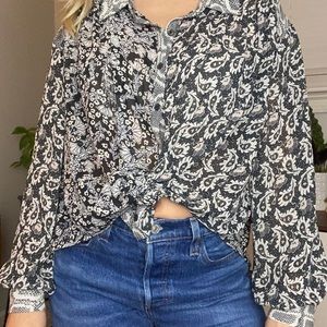 Free people button down